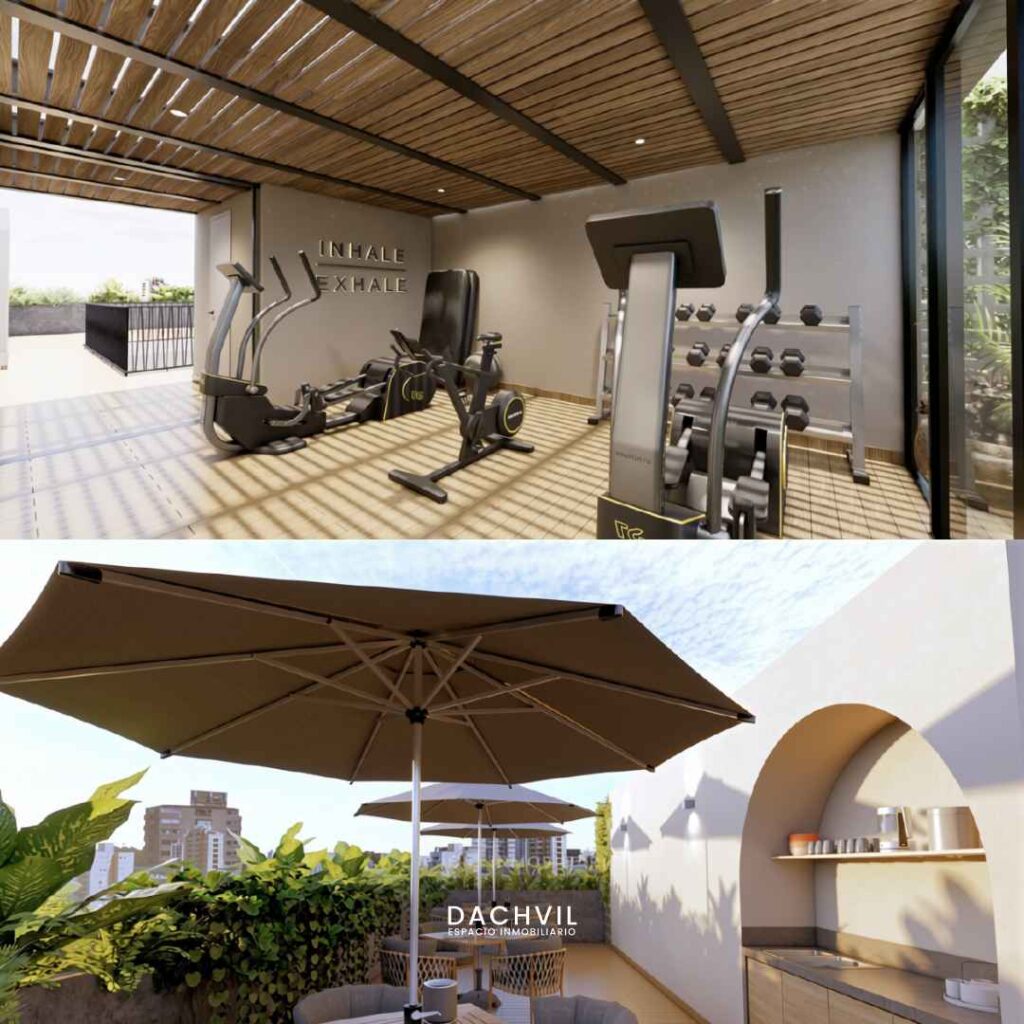 Vidrio Hábitat Desarrollo Venta Guadalajara Dachvil Gimnasio y terraza)